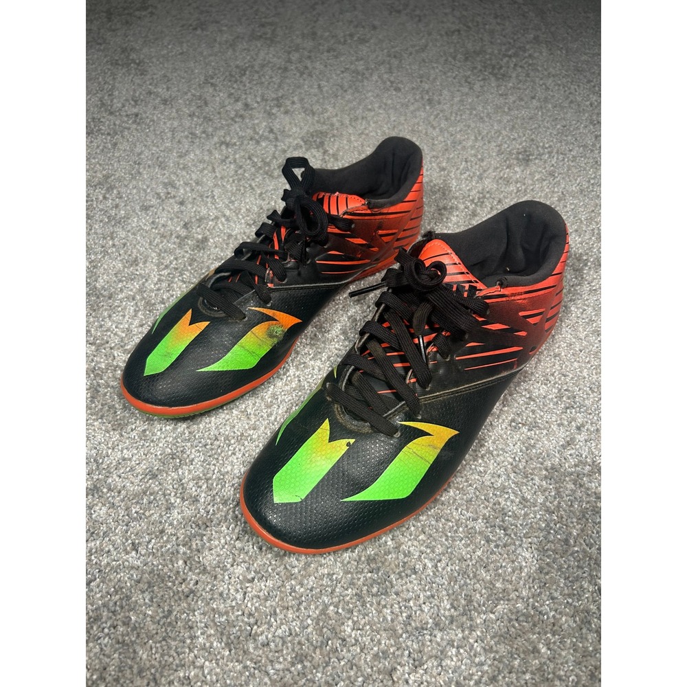 Adidas Messi 15.4 Indoor Soccer Shoes Black Red Green Mens Cleats AF4674